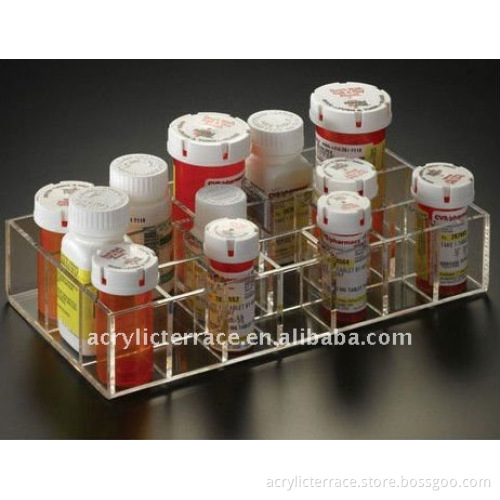 table top acrylic medicine organizer